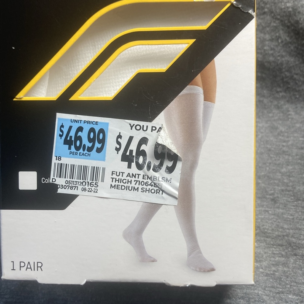 Futuro Medical Compression anti embolism Thigh high Stocking unisex M short - Picture 7 of 10